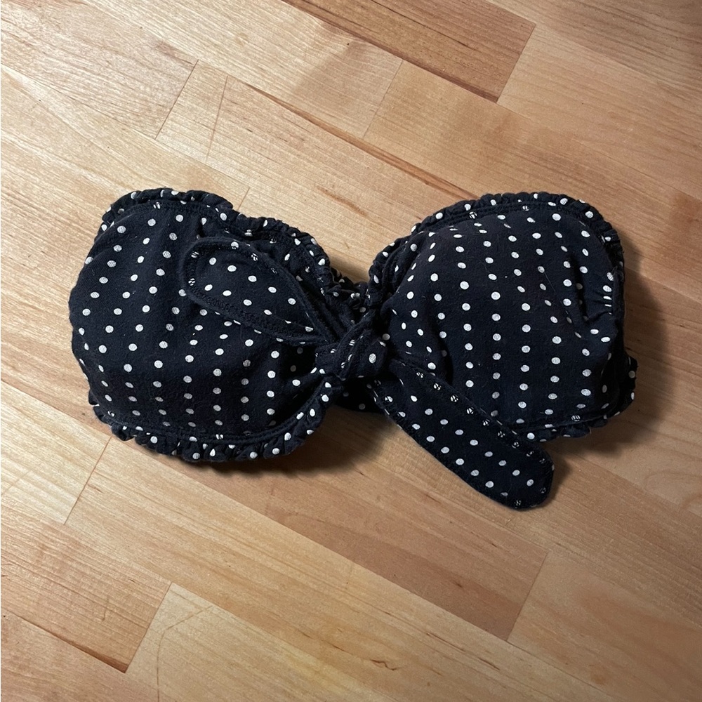 Polka Dot Bandeau Top